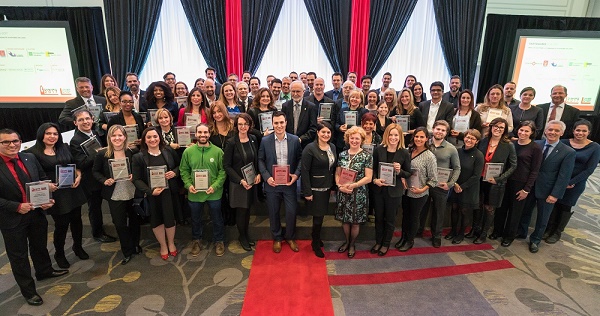 Photo de groupe des finalistes du concours Dunamis 2017