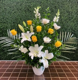 Symphonie en blanc et jaune